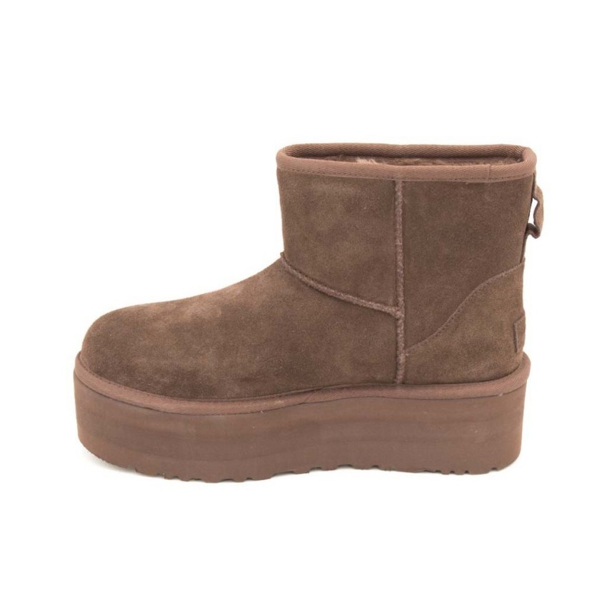 Botas UGG Plataforma Classic Mini Marrones | Marva Zapatería