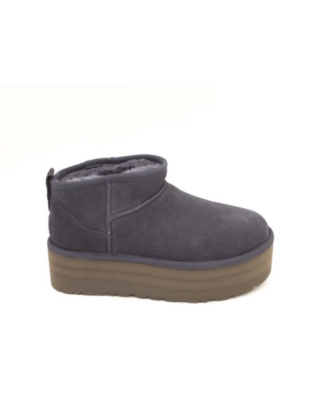Botas UGG Plataforma Classic Ultra Mini Azules | Marva Zapatería