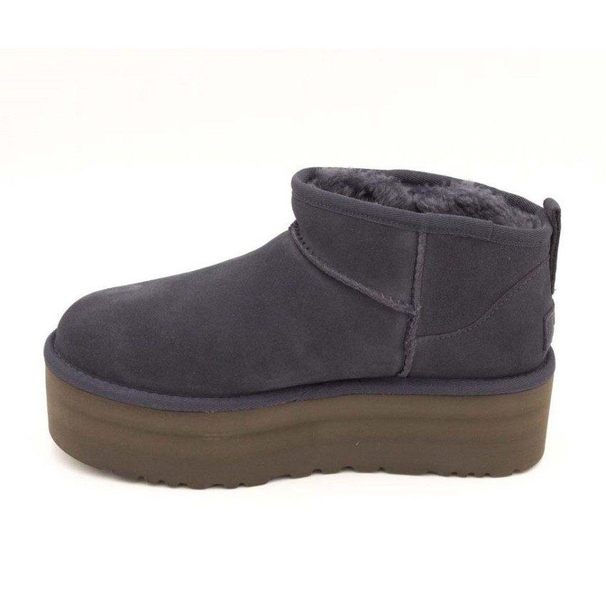Botas UGG Plataforma Classic Ultra Mini Azules | Marva Zapatería