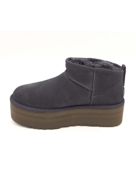 Botas UGG Plataforma Classic Ultra Mini Azules | Marva Zapatería