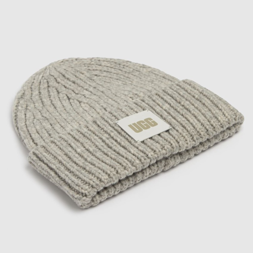 Gorro UGG Chunky Rib Gris | Marva Zapatería