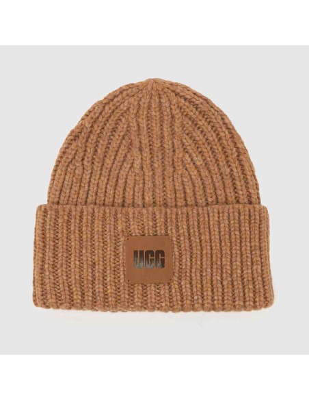 Gorro UGG Chunky Rib Camel | Marva Zapatería
