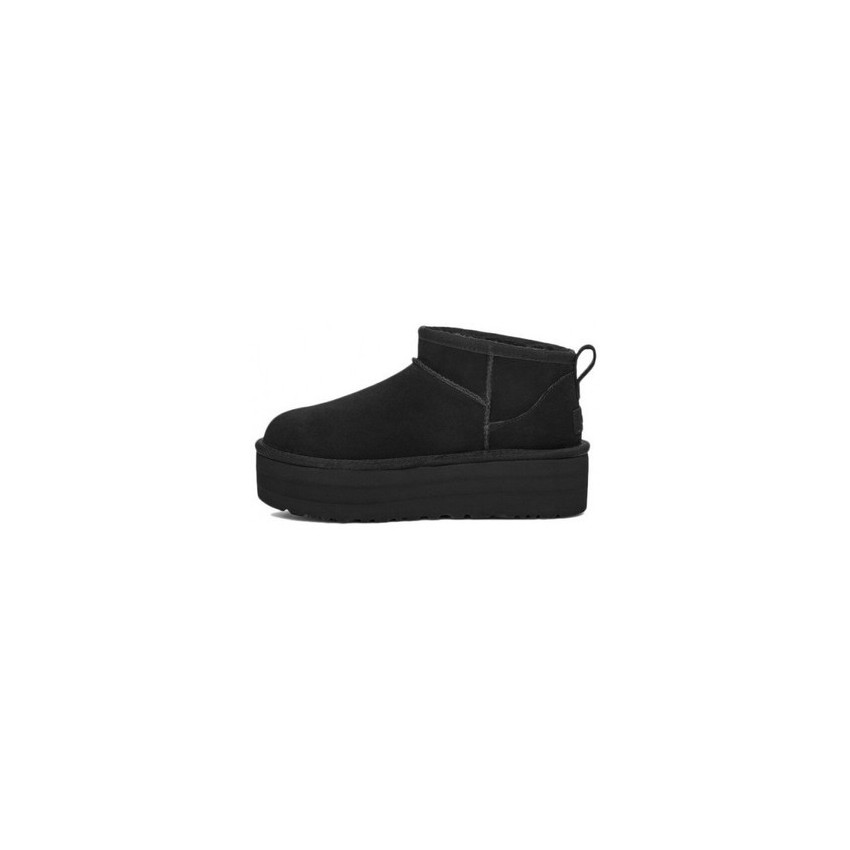 Botas UGG Plataforma Classic Ultra Mini Negras | Marva Zapatería