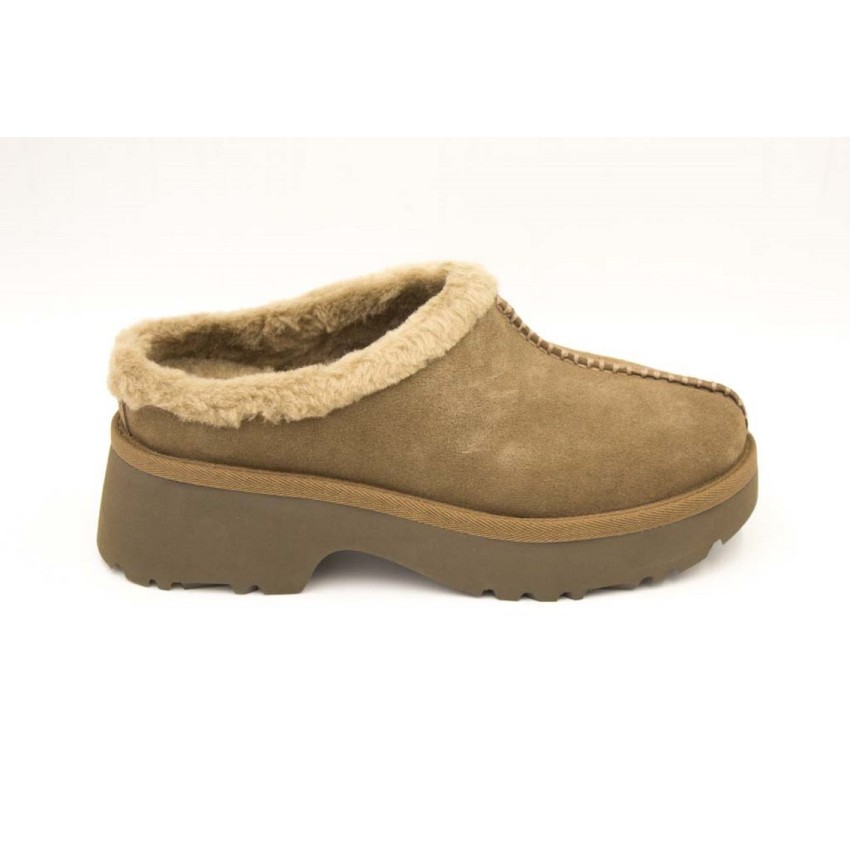 Zuecos UGG New Heights Cozy Marrones | Marva Zapatería