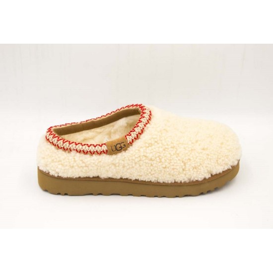 Zuecos UGG Tasman Maxi Curly Beige | Marva Zapatería