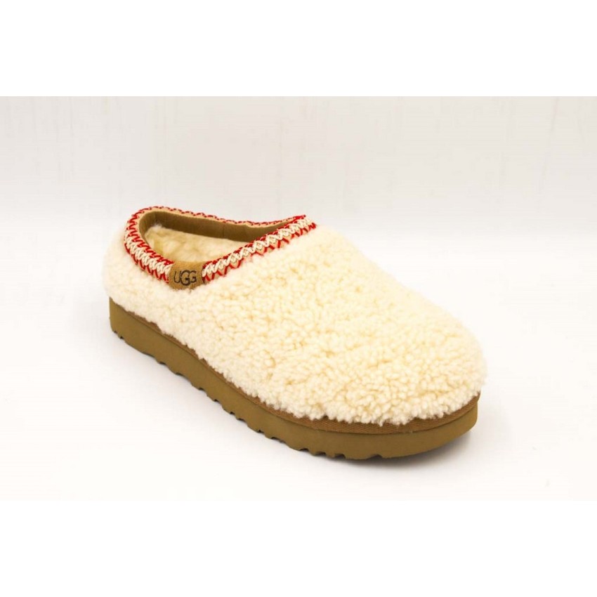 Zuecos UGG Tasman Maxi Curly Beige | Marva Zapatería