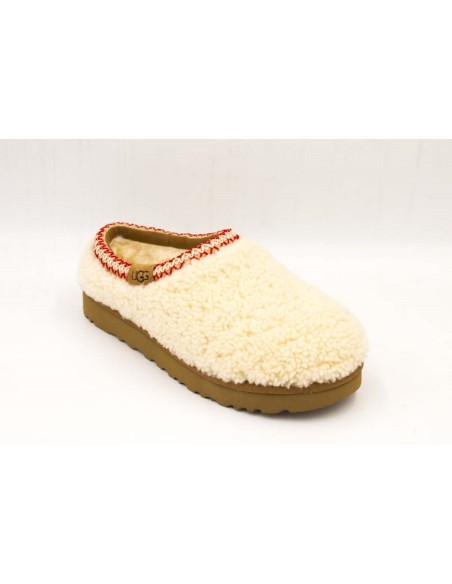 Zuecos UGG Tasman Maxi Curly Beige | Marva Zapatería