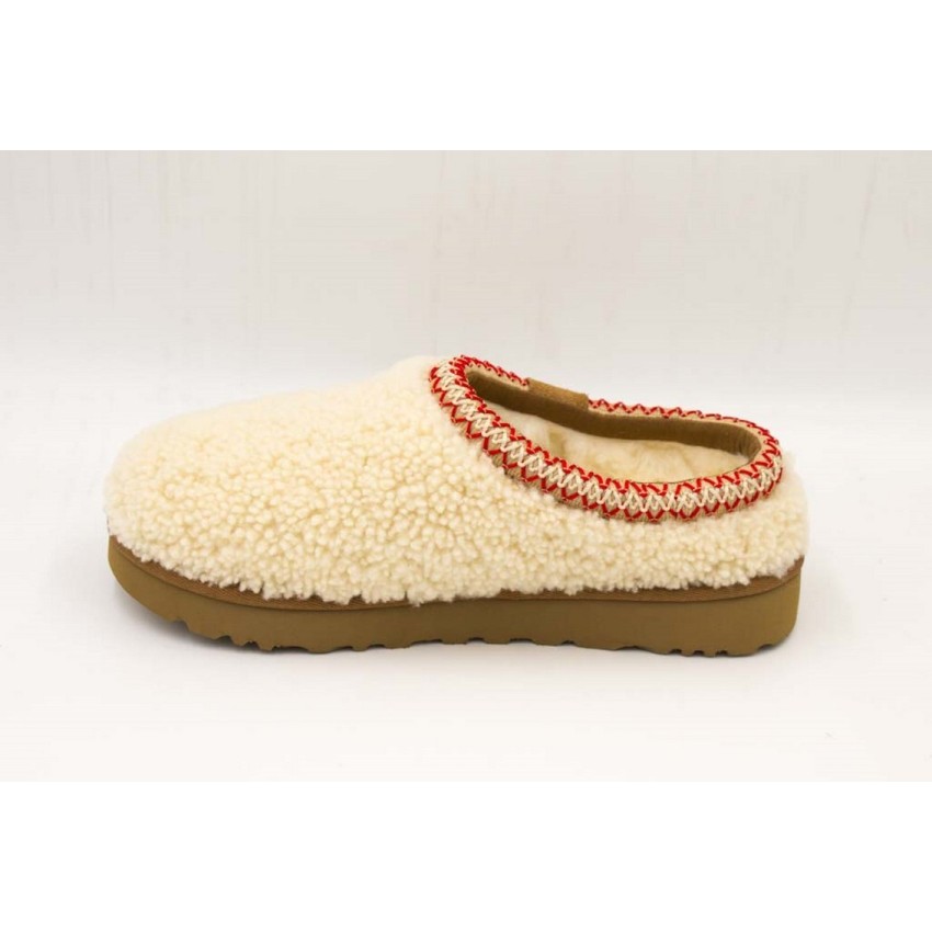 Zuecos UGG Tasman Maxi Curly Beige | Marva Zapatería