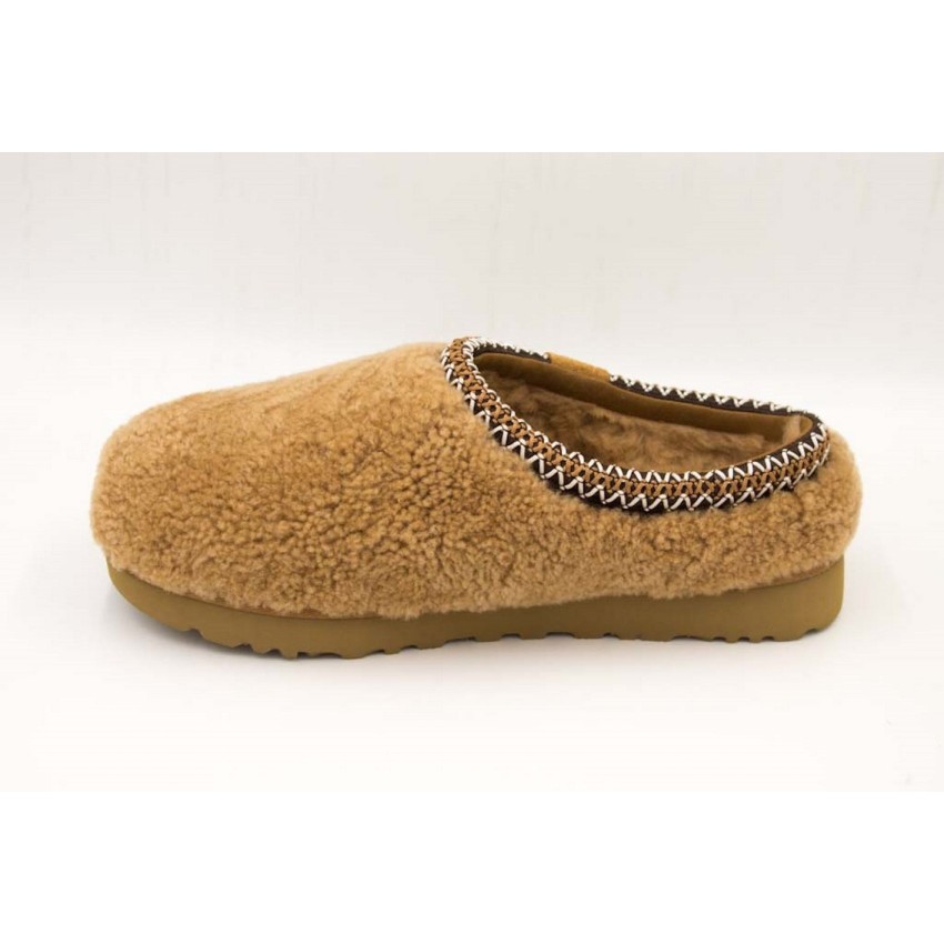 Zuecos UGG Tasman Maxi Curly Marrones | Marva Zapatería