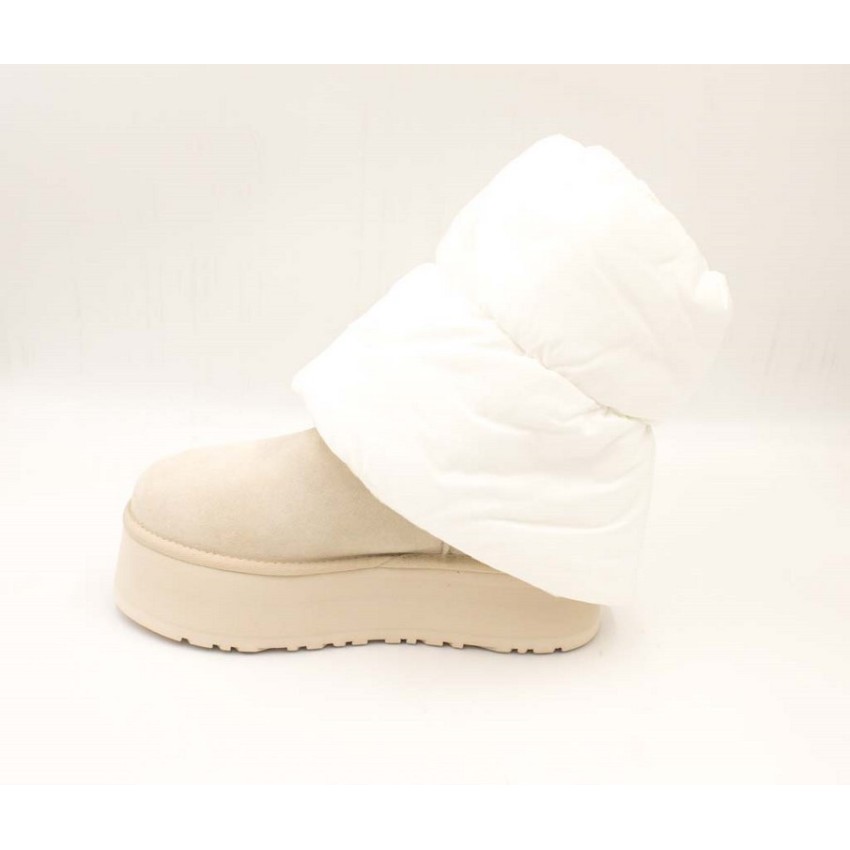 Botas UGG Classic Mini Dipper Puffer Beige | Marva Zapatería