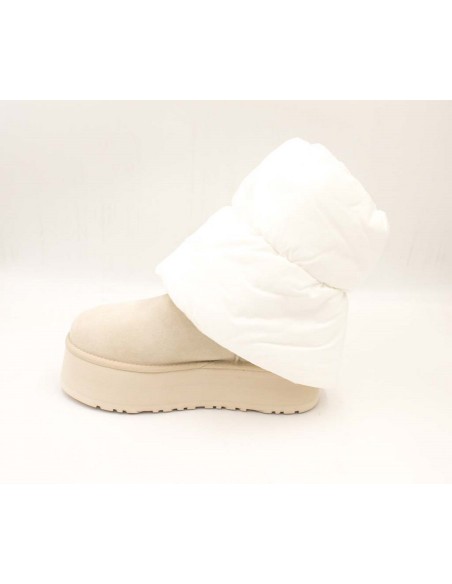 Botas UGG Classic Mini Dipper Puffer Beige | Marva Zapatería