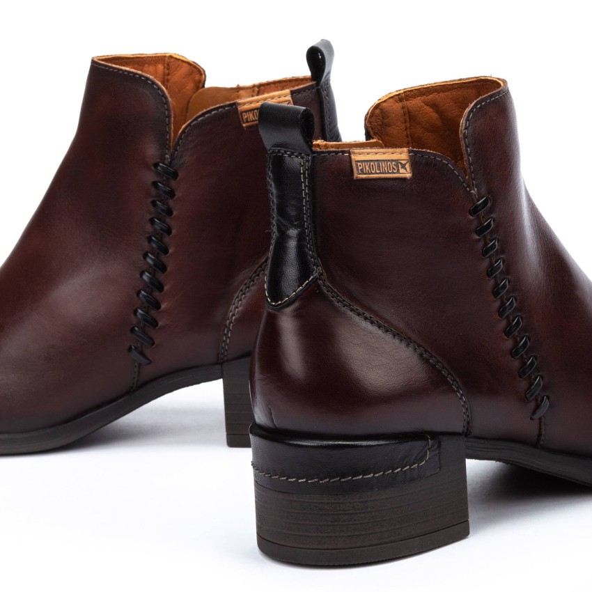 Botines Mujer Pikolinos Málaga Marrones | Marva Zapatería