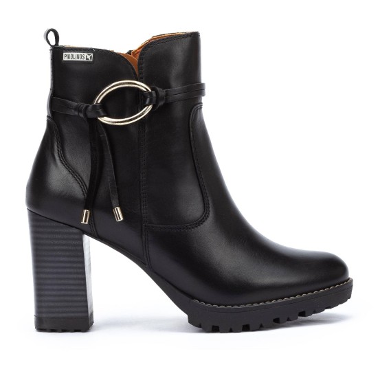Botines Mujer Pikolinos Connelly Negros | Marva Zapatería
