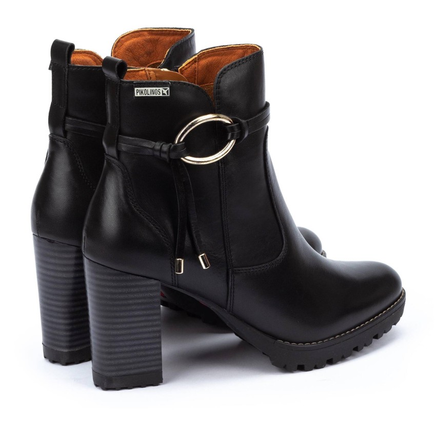 Botines Mujer Pikolinos Connelly Negros | Marva Zapatería