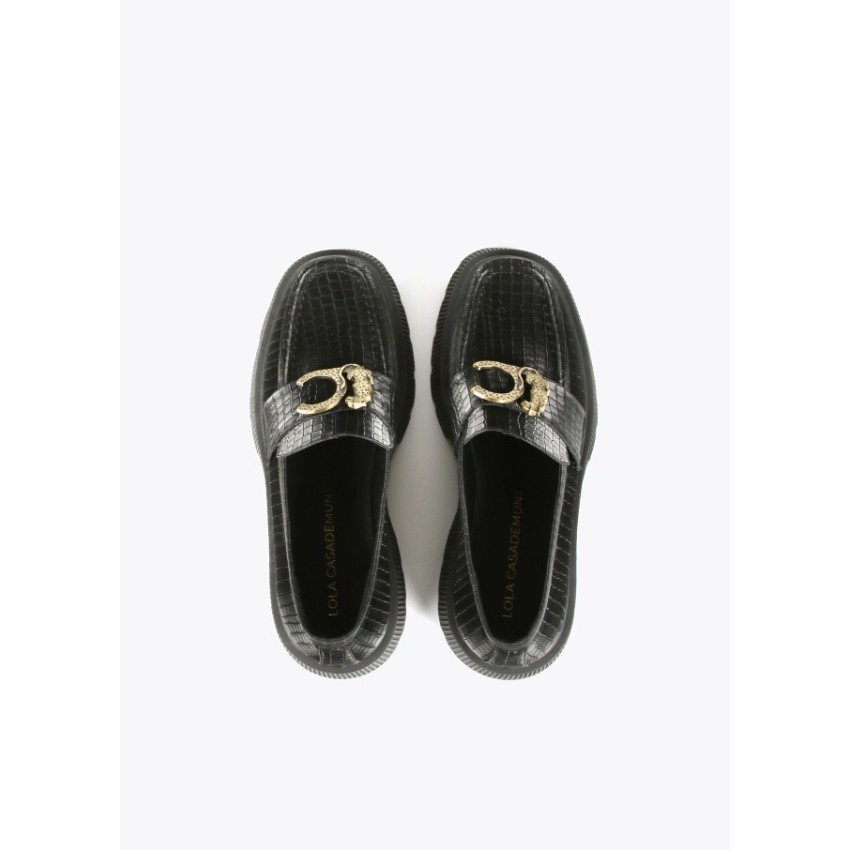 Mocasines Mujer Lola Casademunt 5029.00N Negros | Marva Zapatería