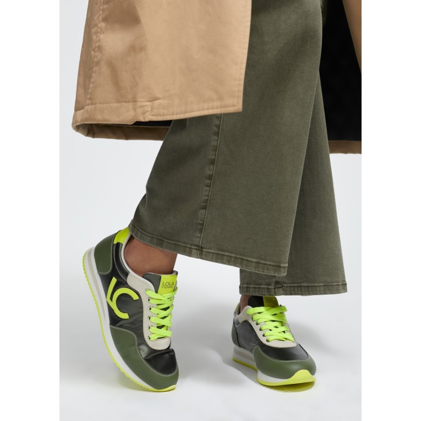 Sneakers Mujer Lola Casademunt 5004.268 Verdes | Marva Zapatería
