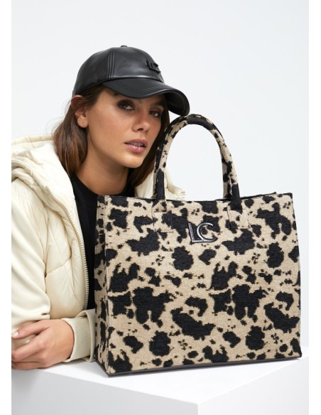 Bolso Lola Casademunt 4002.30N Animal Print | Marva Zapatería