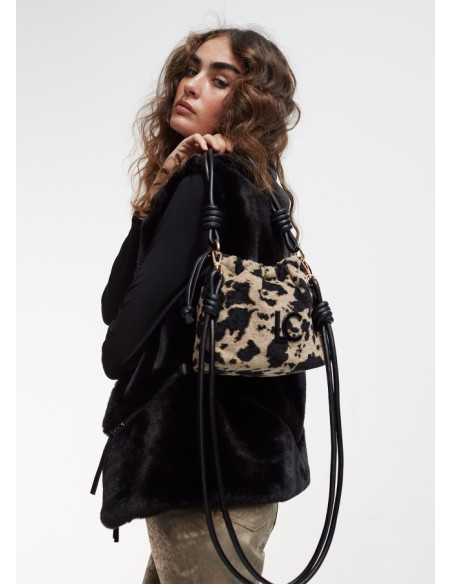 Bandolera Lola Casademunt 4021.30N Animal Print | Marva Zapatería