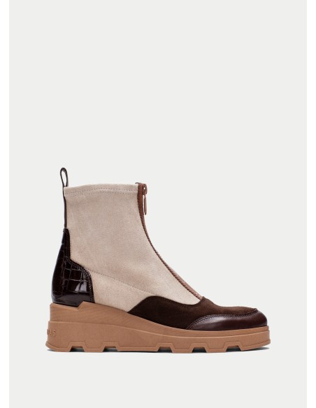 Botines Mujer Hispanitas HI243711 Beige | Marva Zapatería