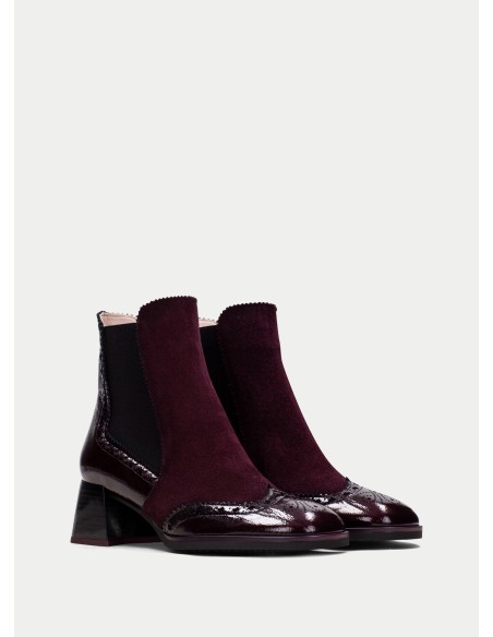 Botines Mujer Hispanitas HI243588 Burdeos | Marva Zapatería