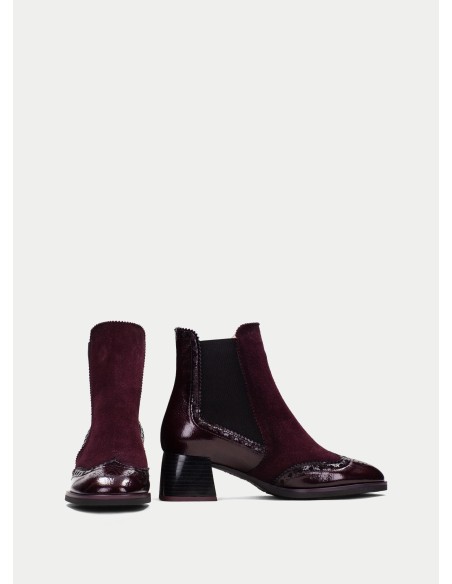 Botines Mujer Hispanitas HI243588 Burdeos | Marva Zapatería