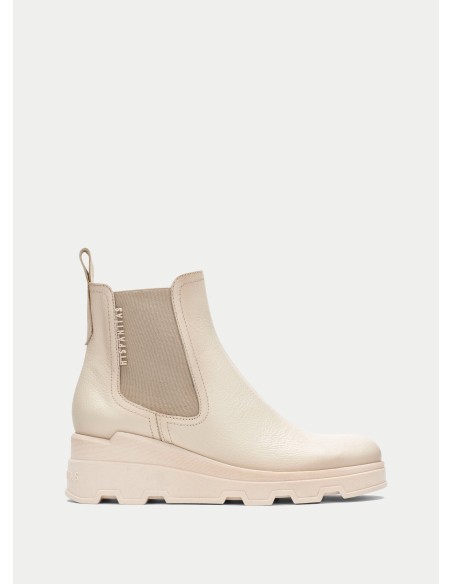 Botines Mujer Hispanitas HI243718 Beige | Marva Zapatería