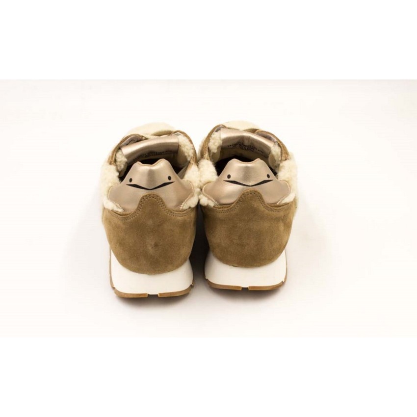 Sneakers Mujer Voile Blanche Julia Beige | Marva Zapatería