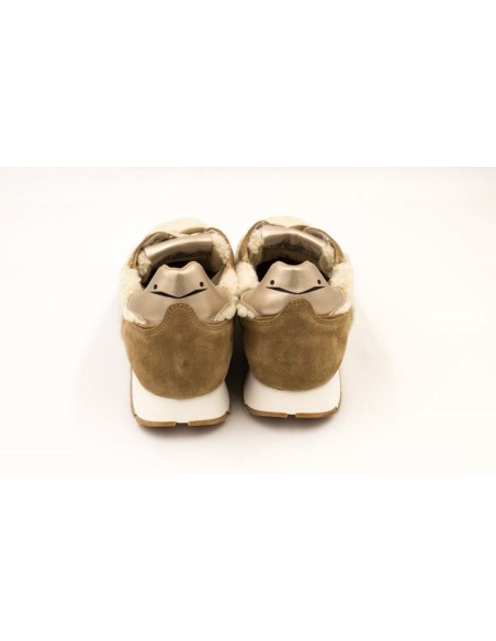 Sneakers Mujer Voile Blanche Julia Beige | Marva Zapatería