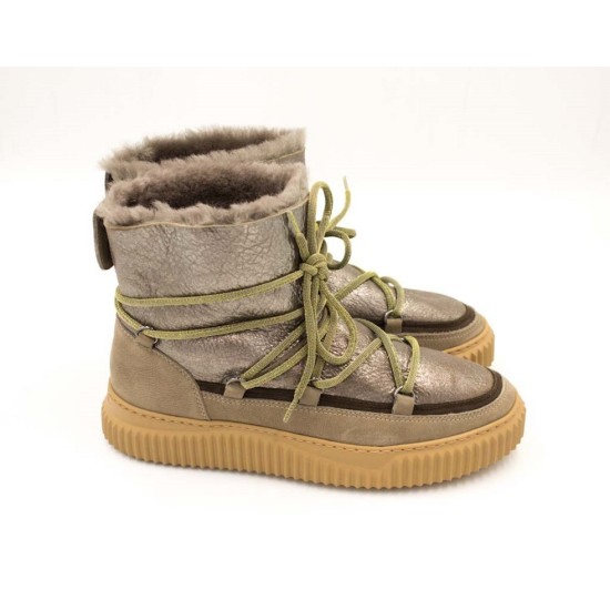 Botines Mujer Voile Blanche Cortina Beige | Marva Zapatería
