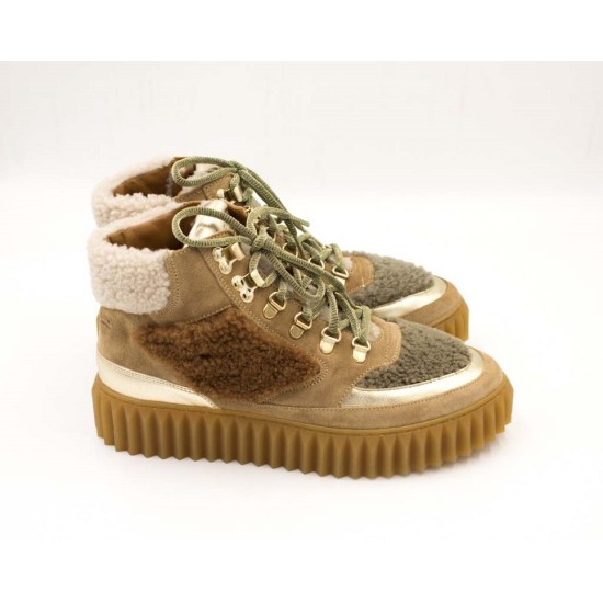 Botines Mujer Voile Blanche Eva Hike Beige | Marva Zapatería