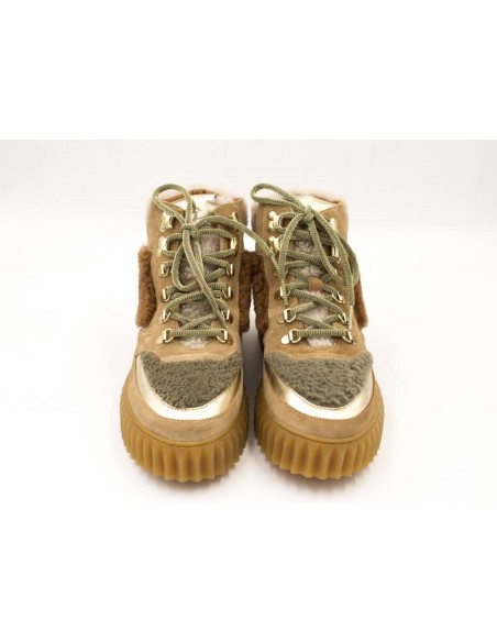 Botines Mujer Voile Blanche Eva Hike Beige | Marva Zapatería