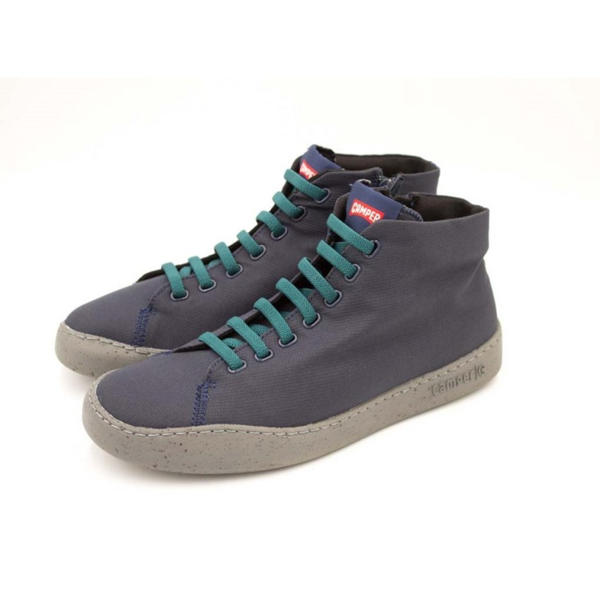 Botines Hombre Camper Peu Touring Azules | Marva Zapatería
