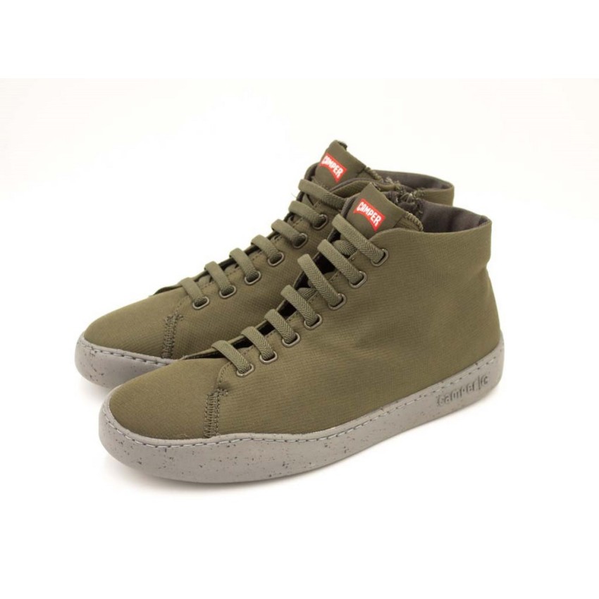 Botines Hombre Camper Peu Touring Verdes | Marva Zapatería
