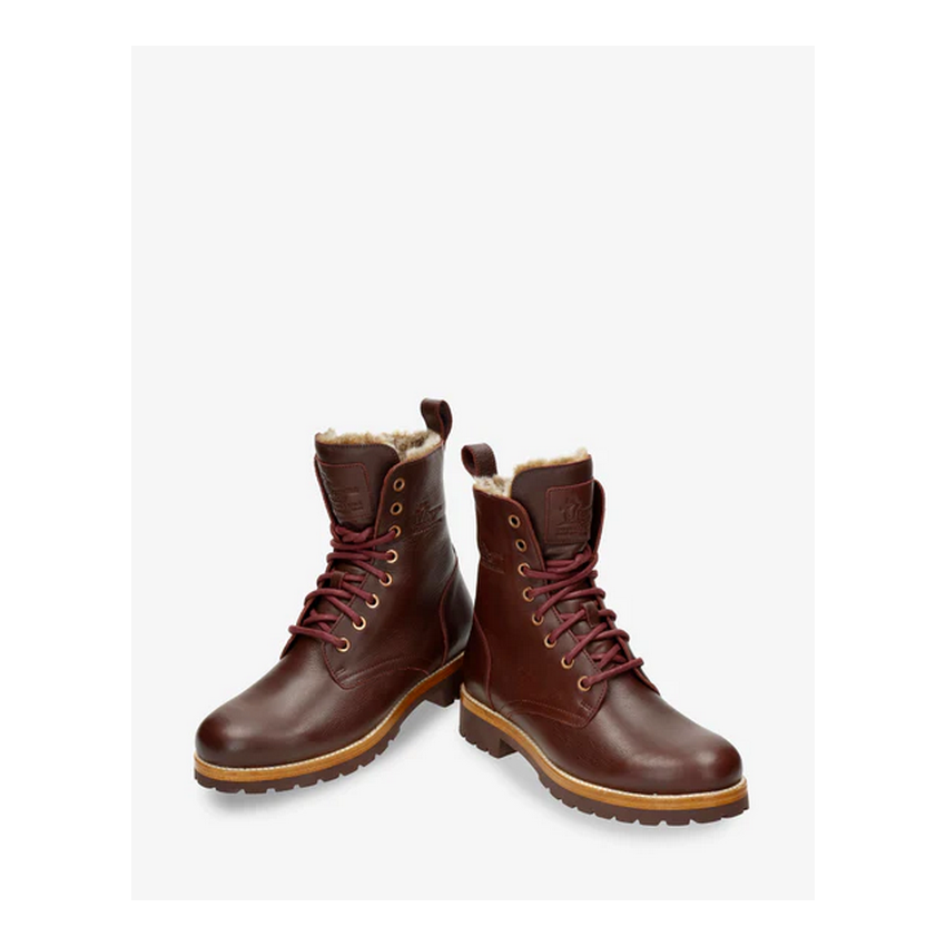 Botas Mujer Panama Jack Frisia B19 Burdeos | Marva Zapatería