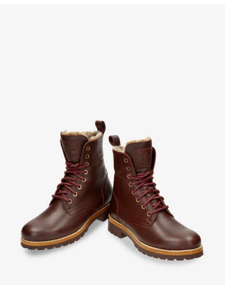 Botas Mujer Panama Jack Frisia B19 Burdeos | Marva Zapatería
