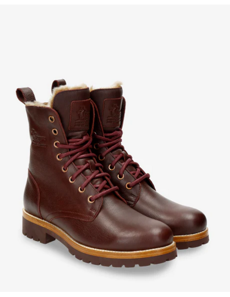 Botas Mujer Panama Jack Frisia B19 Burdeos | Marva Zapatería