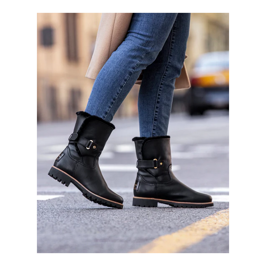 Botas Mujer Panama Jack Felia Trav B3 Negras | Marva Zapatería