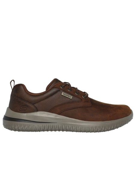 Zapatillas Hombre Skechers  Glavine Marrones  | Marva Zapatería