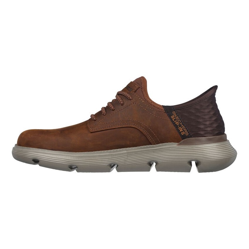 Zapatillas Hombre Skechers Garza Gervin Marrones  | Marva Zapatería