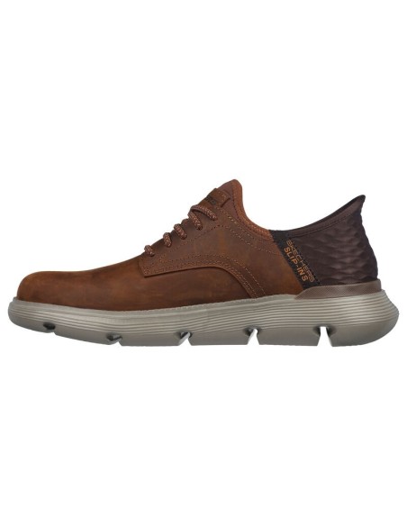 Zapatillas Hombre Skechers Garza Gervin Marrones  | Marva Zapatería