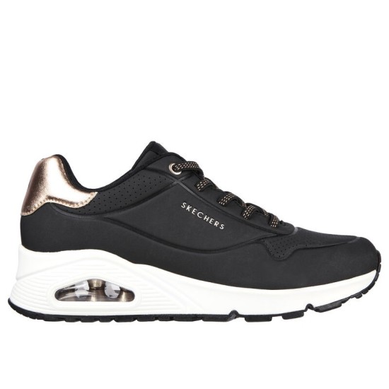 Sneakers Mujer Skechers Shimmer Away Negras | Marva Zapatería