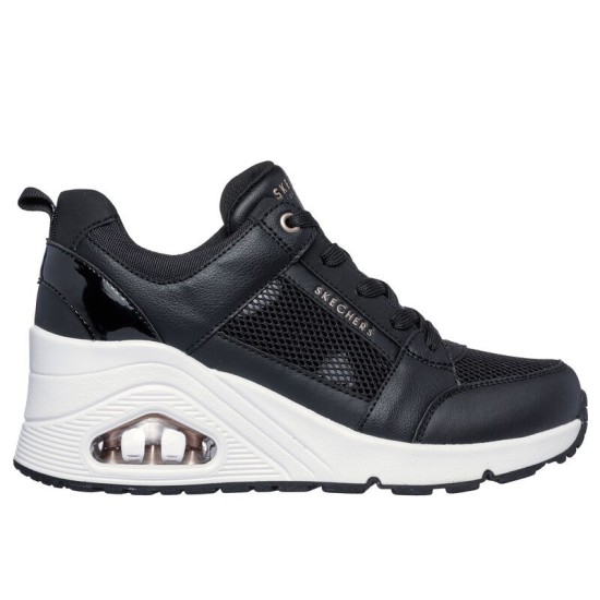 Sneakers Mujer Skechers Everything Nice Negras | Marva Zapatería