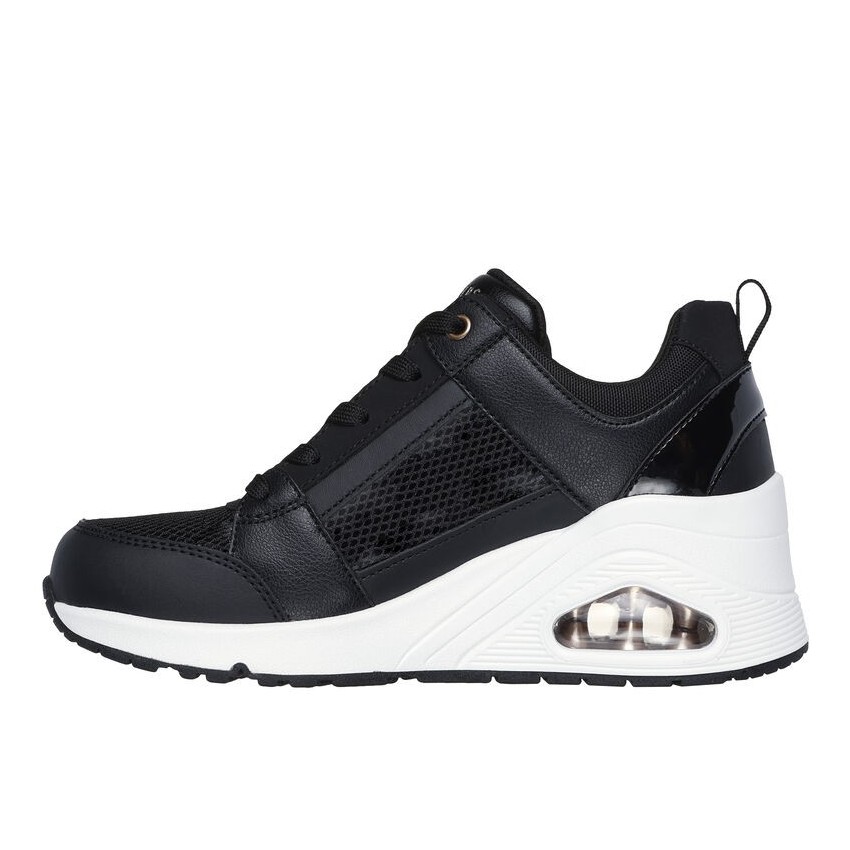 Sneakers Mujer Skechers Everything Nice Negras | Marva Zapatería