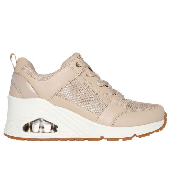 Sneakers Mujer Skechers Everything Nice Beige | Marva Zapatería
