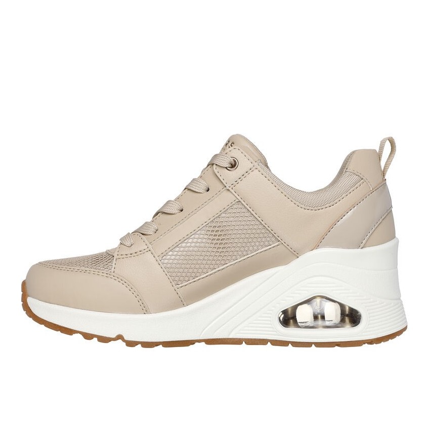 Sneakers Mujer Skechers Everything Nice Beige | Marva Zapatería