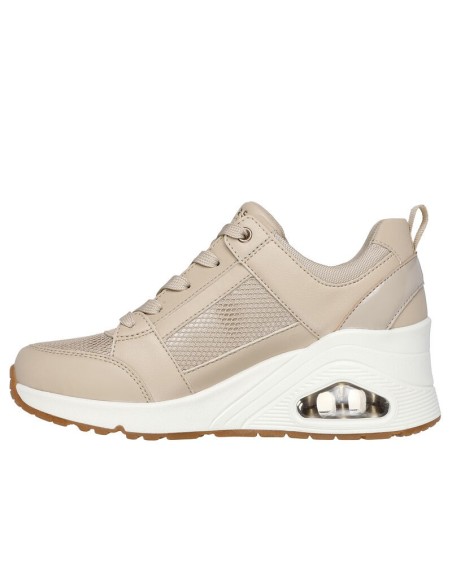 Sneakers Mujer Skechers Everything Nice Beige | Marva Zapatería
