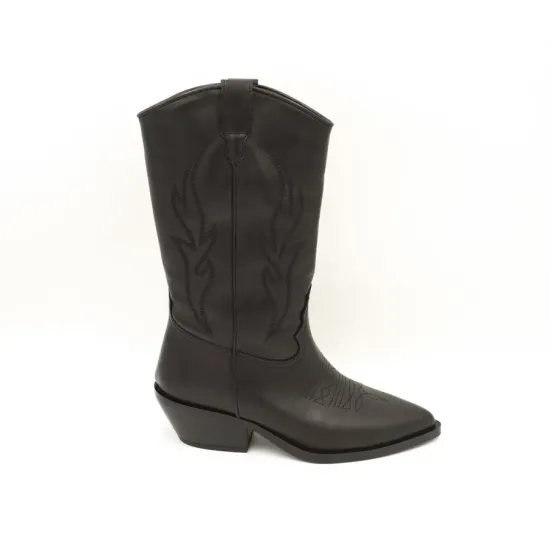 Botas Camperas Mujer Alpe 5255 Negras | Marva Zapatería