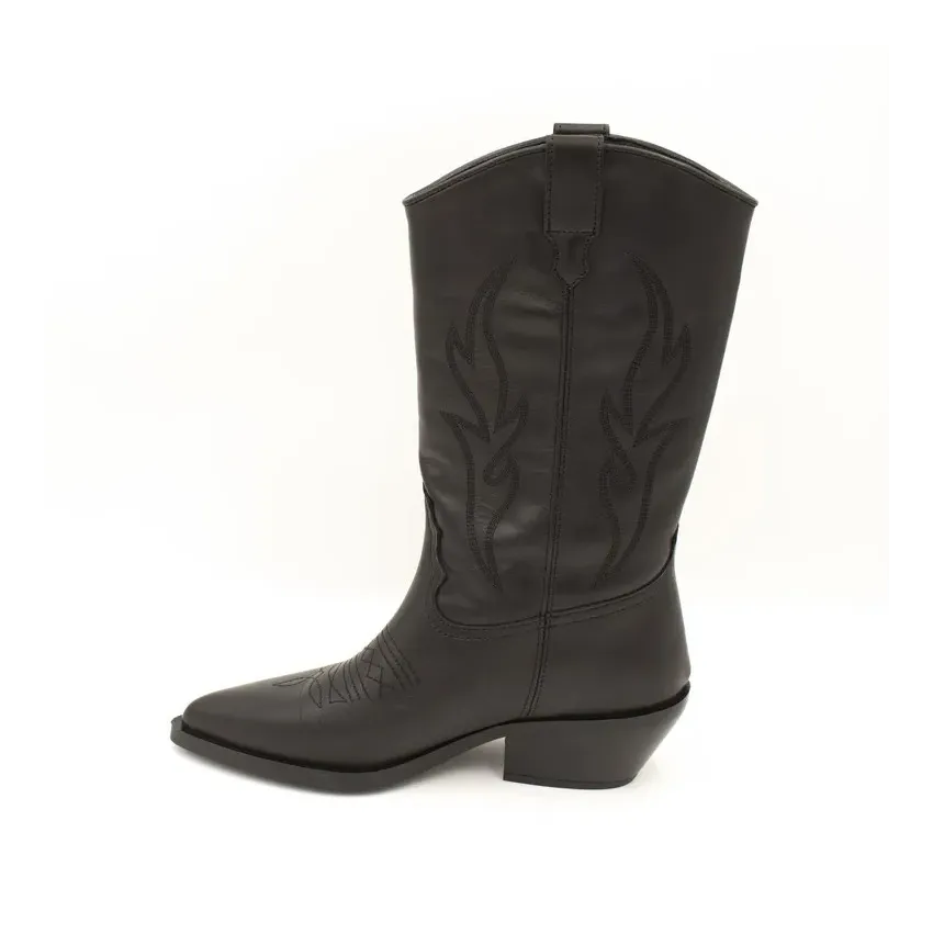 Botas Camperas Mujer Alpe 5255 Negras | Marva Zapatería