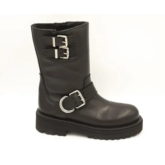 Botas Biker Mujer Alpe 2796 Negras | Marva Zapatería