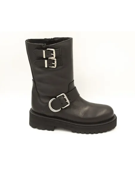 Botas Biker Mujer Alpe 2796 Negras | Marva Zapatería